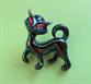 1950's Imid Century ridescent Siamese Cat Scatter Pin Vintage Costume Jewelry Cats Figural