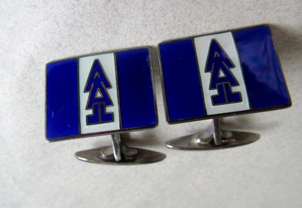 Sterling Silver Alpha Delta Phi Fraternity Cufflinks Mens  Jewelry 