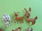 Critter Pin Lot Mouse Poodle Mamselle Cat Tremblant Donkey Democrat Dems Vintage Costume Jewelry Figural