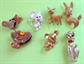 Critter Pin Lot Mouse Poodle Mamselle Cat Tremblant Donkey Democrat Dems Vintage Costume Jewelry Figural