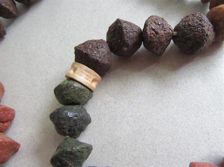 Vintage Trade ? Beads Spice Tribal Necklace ? Vintage Jewelry