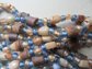 Vintage Blue Glass Beads Lot Jewelry Making Crafting Destash