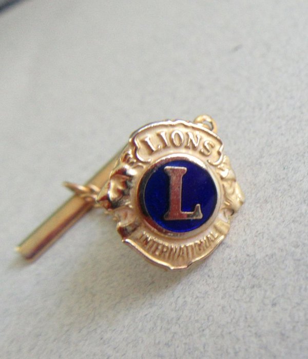 Lions Club Tie Tac Collectibles Mens Jewelry Rotary 