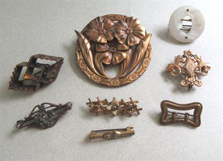 Victorian Jewelry Estate Lot Pins Antique Costume Jewelry Destash