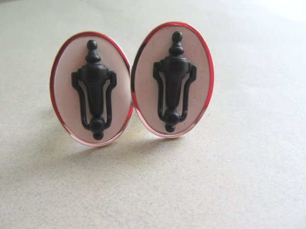 Hickok Door Knocker Cufflinks Real Estate Agent