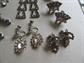 Rhinestone Earrings Lot Clip On and Screw backs Vintage Costume Jewelry Destash