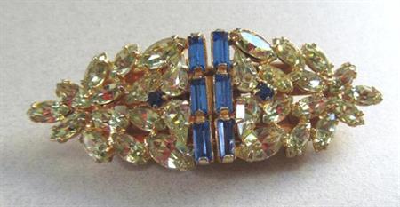Vintage Rhinestone Duette Pierre Signed Vintage Jewelry