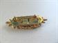 RARE Pierre Signed Rhinestone Dress Clip Pin Duette with Cage Costume Jewelry