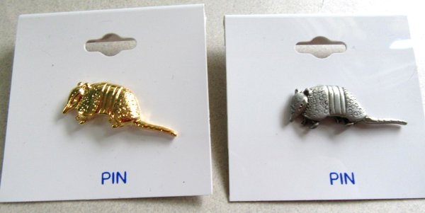 Vintage Armadillo Tac Pin Your Color Choice Never Worn 