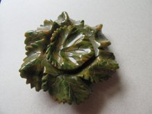Vintage Bakelite Pin Creamed Spinach