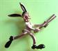 Vintage Reinad ? Bugs Bunny Baseball Pin  Rare? Figural
