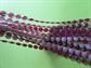 Mod 1960's Purple Necklace Beads Vintage Costume Jewelry 60's Accessories