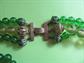 1960's Mod Necklace Green Vintage Costume Jewelry 60's Accessories