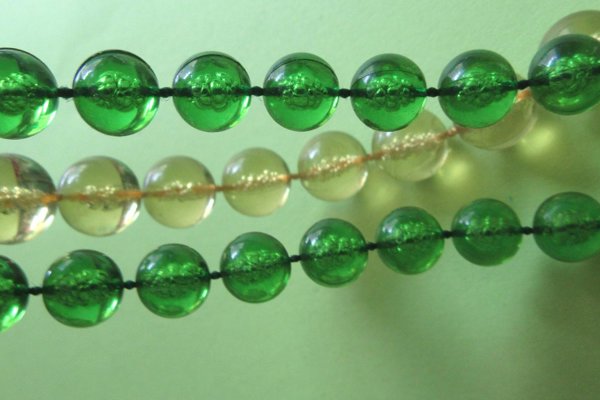 1960's Mod Green Necklace Vintage Jewelry 60's Accessories