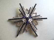 1950's Masonic Rhinestone Pin Vintage Jewelry Fraternal Collectibles