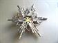 1950's Masonic Rhinestone Pin Brooch Pendant GIGANTIC 4 1/2