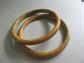 Bakelite Bangle Pair Larger Wrist Mustard Pepper Vintage Costume Jewelry