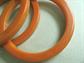 Bakelite Dark Pumpkin Bangle Bracelet Trio Vintage Costume Jewelry Fall Colors