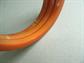 Bakelite Dark Pumpkin Bangle Bracelet Trio Vintage Costume Jewelry Fall Colors