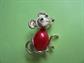 Anthropomorphic Mouse Scatter Pin Lot Korea Vintage Costume Jewelry Figural Mice