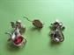 Anthropomorphic Mouse Scatter Pin Lot Korea Vintage Costume Jewelry Figural Mice