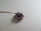 Victorian Genuine 10k Gold Stick Pin Amethyst ? Genuine Pearls Antique Fine Jewelry