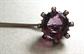 Victorian Genuine 10k Gold Stick Pin Amethyst ? Genuine Pearls Antique Fine Jewelry