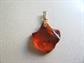 Genuine Russian  Amber Pendant  14k Rose Gold Bail Russia 583 Hammer and Sickle Hallmark Fine Jewelry 