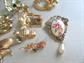 Pin Lot Vintage Costume Jewelry I Love Fall 