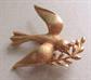 Marvella Peace Dove Pin Signed Vintage Jewelry 