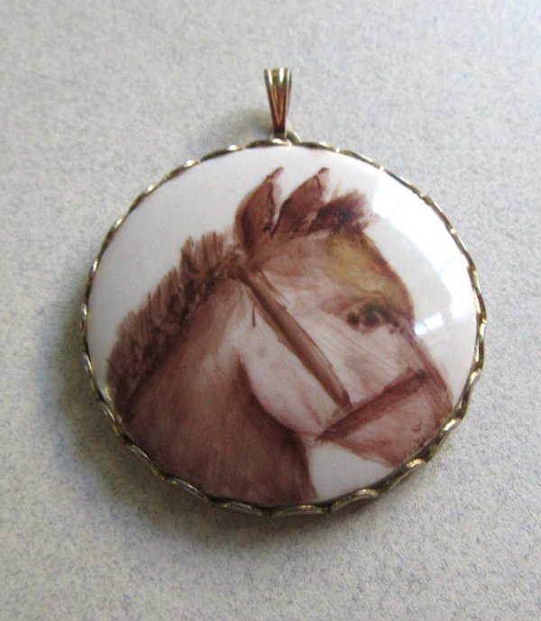 Horse Pendant Colt Philly Vintage Jewelry Equestrian