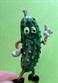 Anthropomorphic Pin Smiling Pickle Vintage Costume Jewelry Figural Pickles Cucumbers