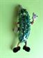 Anthropomorphic Pin Smiling Pickle Vintage Costume Jewelry Figural Pickles Cucumbers