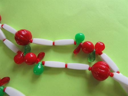 1960's Cherry Necklace Cherries Vintage Jewelry