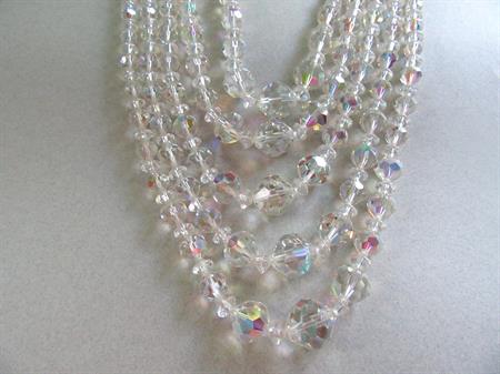 1950's Crystal Necklace Vintage Jewelry 