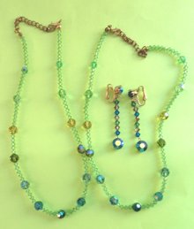 Crystal Necklaces Plus Earrings Vintage Jewelry Destash