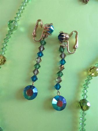 Crystal Necklaces Plus Earrings Vintage Jewelry Destash