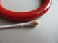 Vintage Bakelite Bangle Bracelet Paprika 