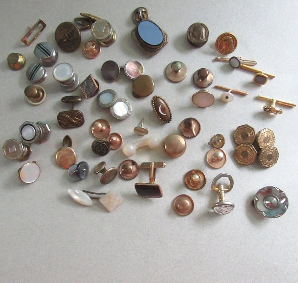 Single Cufflink Shirt Stud Lot