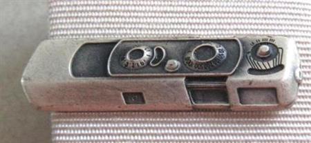 Minox Spy Camera Tie Tac 1950's Mens Vintage Jewelry