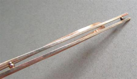 1940's Krementz Tie Bar Mens Vintage Jewelry