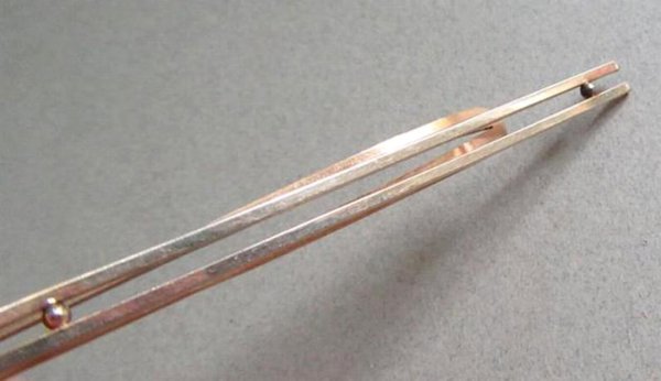 1940's Krementz Tie Bar Mens Vintage Jewelry