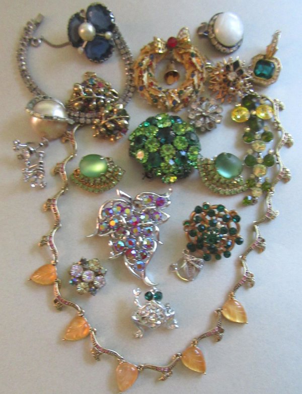 Rhinestone Harvest Lot Destash Repair