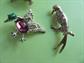 Vintage Rhinestone Bird Pin Lot Jelly Belly  Style Brooch Costume Jewelry Birding Birder Figural