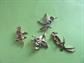 Vintage Rhinestone Bird Pin Lot Jelly Belly  Style Brooch Costume Jewelry Birding Birder Figural