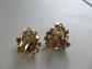 1950's Mid Century Rhinestone Earrings Aurora Borealis Vintage Costume Jewelry 50's Accessories