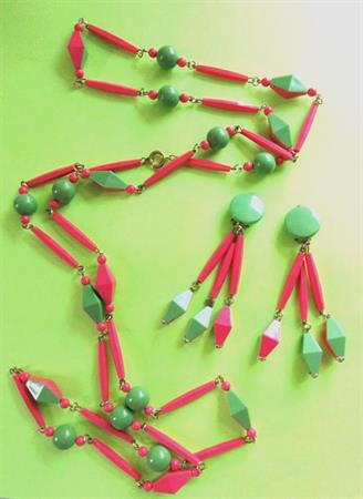 Vintage Western Germany Mod Necklace Set Vintage Jewelry