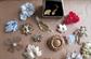 Vintage Pin Brooch Lot Costume 20 Plus Pieces Jewelry Rhinestones Figural  Scarecrow Flowers 