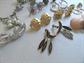 Vintage Earrings Lot Clip Ons Screw Ons Costume Jewelry Damascene Cloisonné Seashells