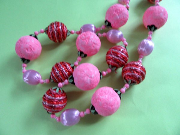 1960's Mod Necklace Japan Vintage Signed  Jewelry